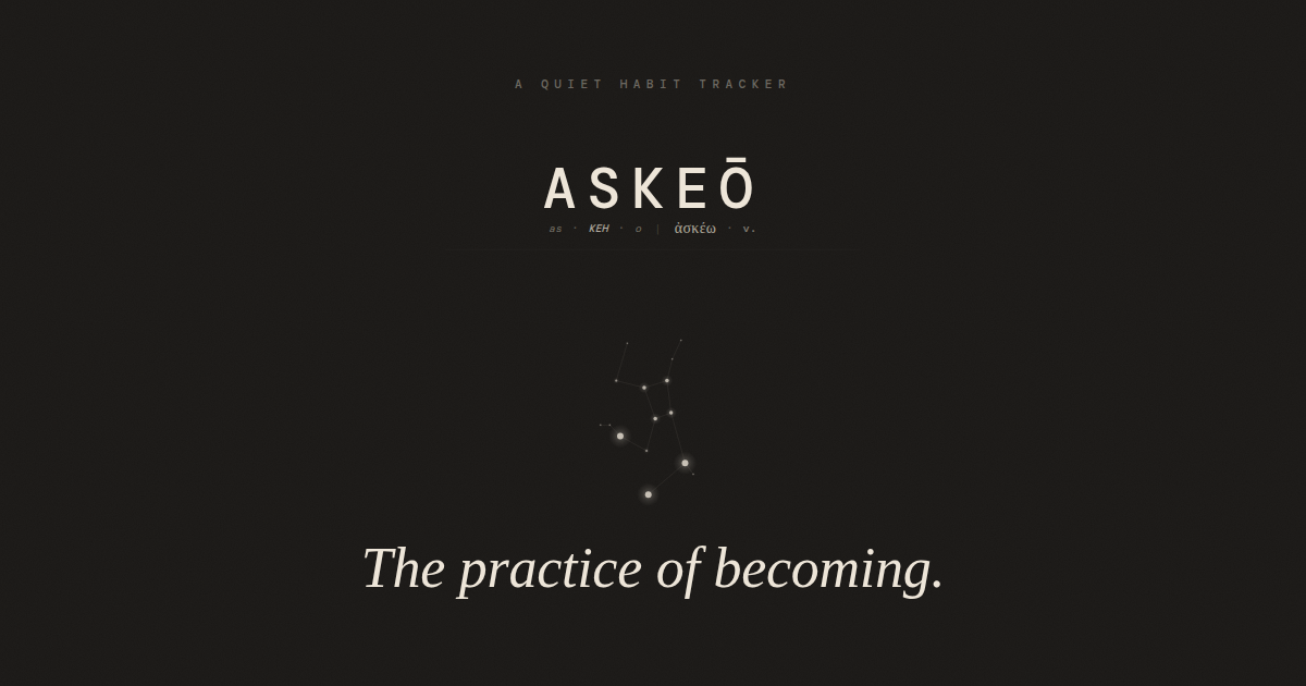 askeō website preview